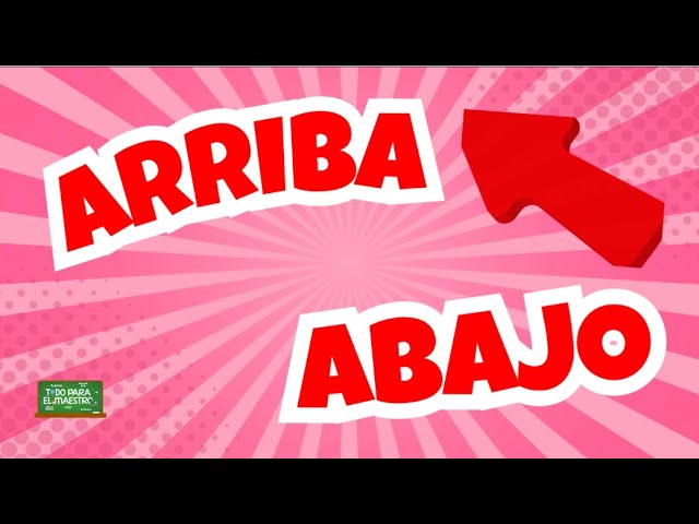 actividades arriba y abajo para niños