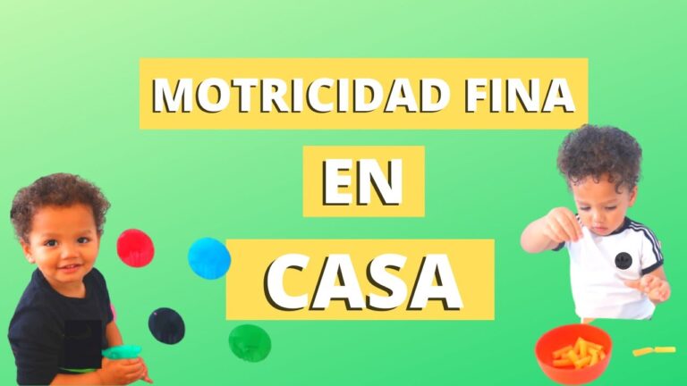 actividades para niños de 2 a 3 años motricidad fina