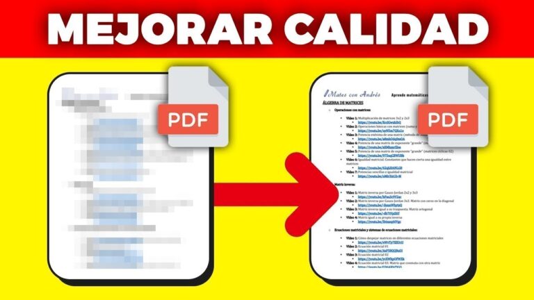 aumentar la calidad de un pdf