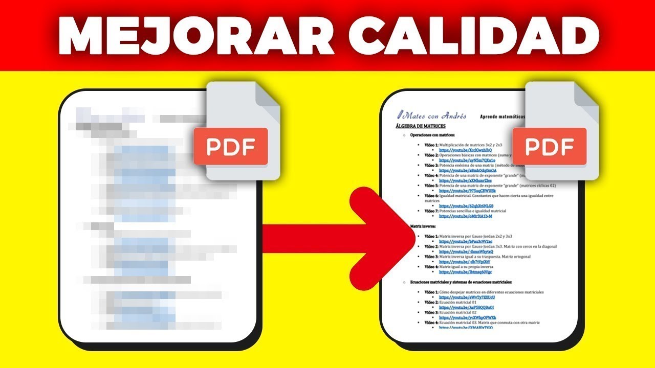 aumentar la calidad de un pdf