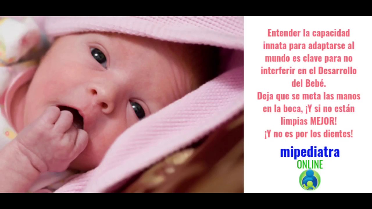 bebe de dos meses y medio se come los puños