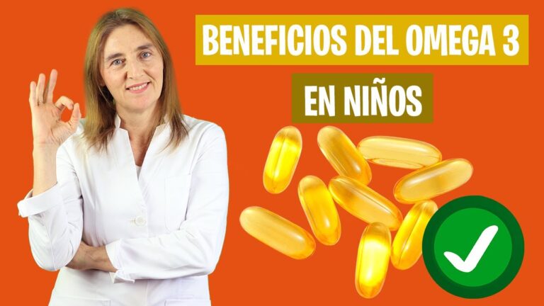 beneficios del omega 3 en niños
