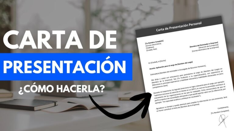 carta de presentacion para trabajo pdf