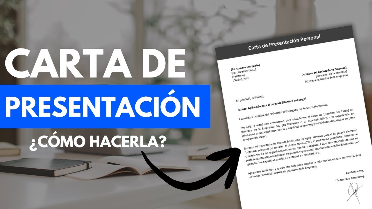 carta de presentacion para trabajo pdf