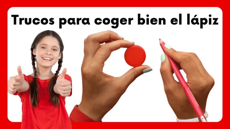 como ayudar a mi hijo a agarrar bien el lápiz