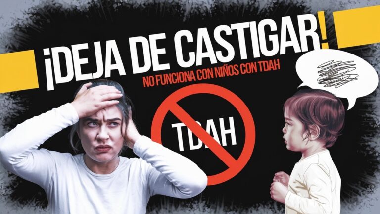 como castigar a un niño con tdah