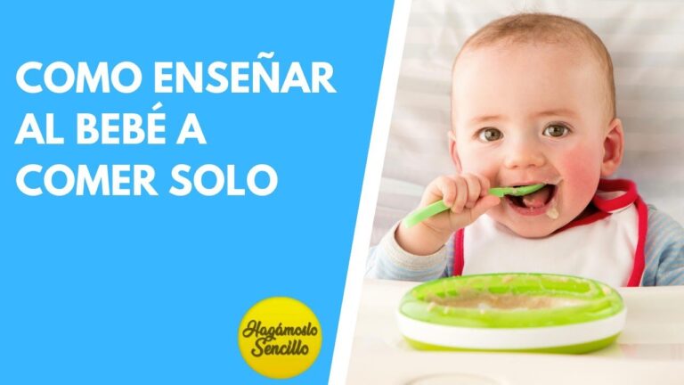 como enseñar a comer con cuchara