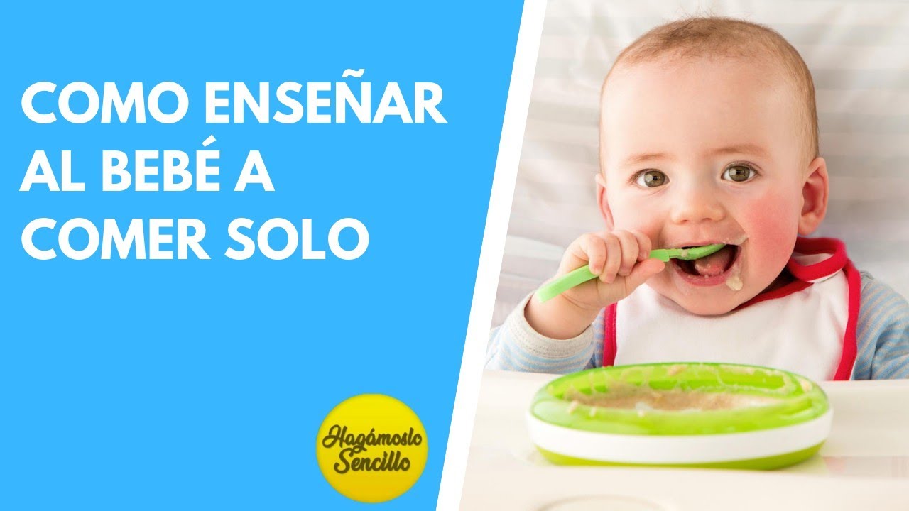 como enseñar a comer con cuchara