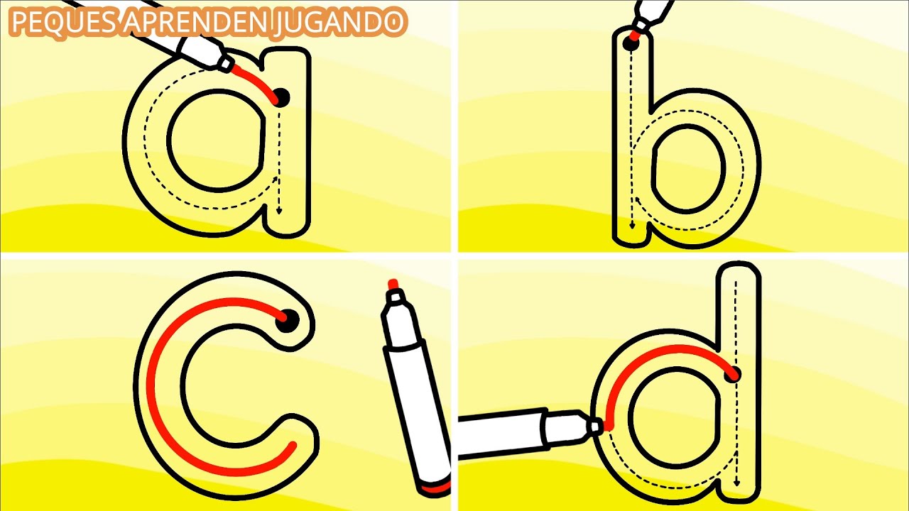 como enseñar a escribir en minusculas