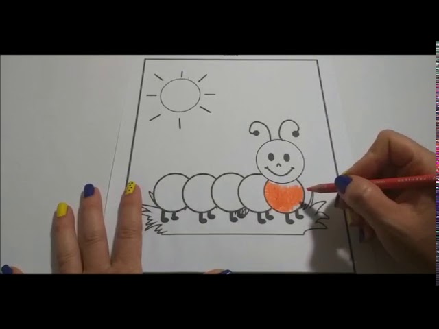 como enseñar a un niño a colorear