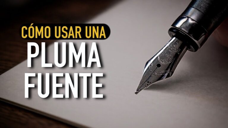 como hacer que una pluma escriba