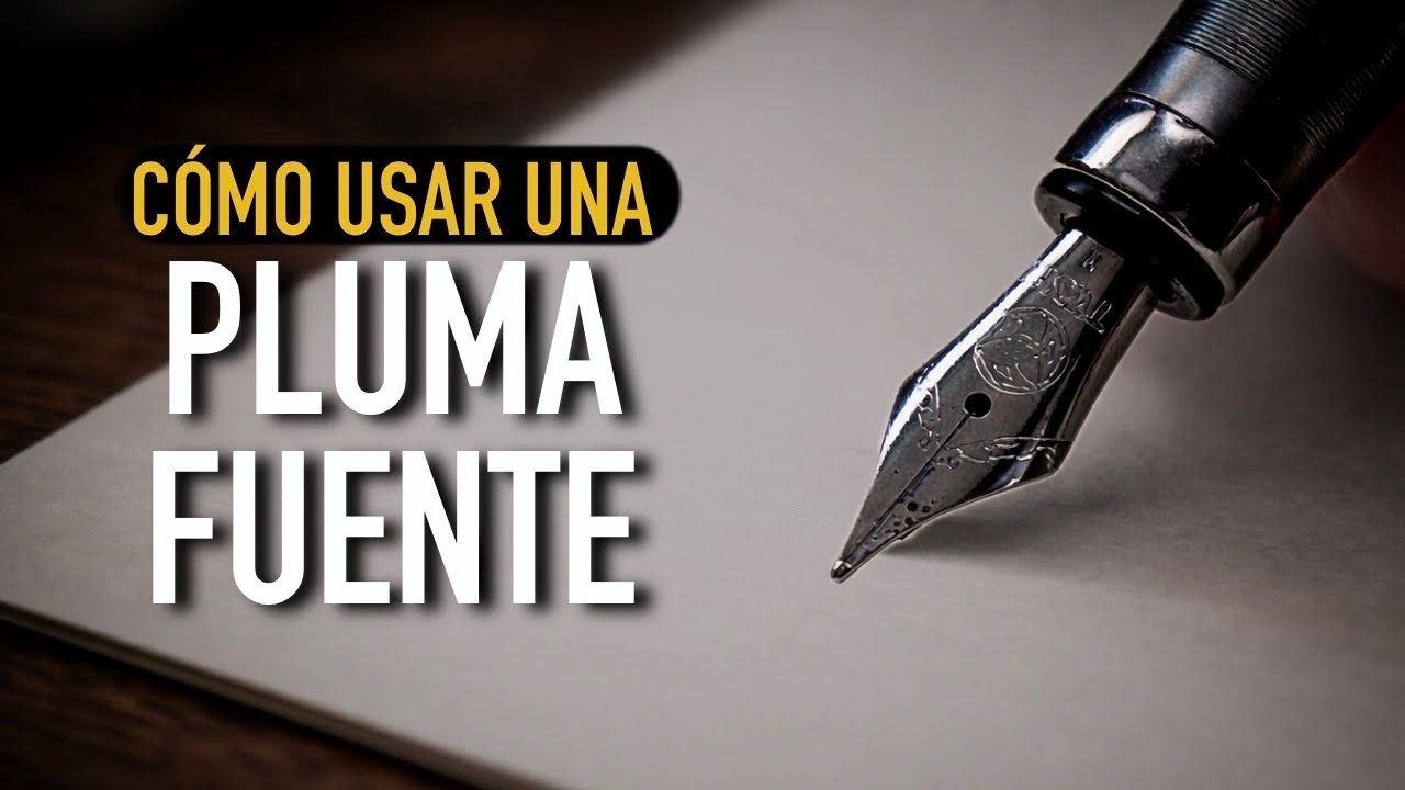 como hacer que una pluma escriba