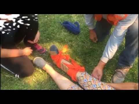 como hacer una ferula casera para tobillo