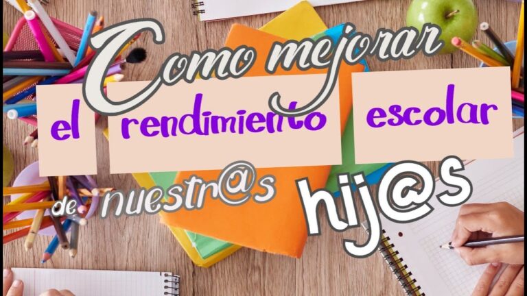 como mejorar el bajo rendimiento escolar