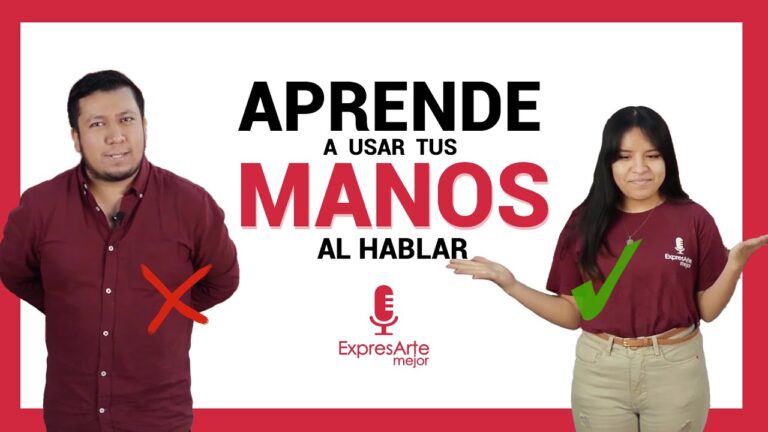 como mover las manos al hablar