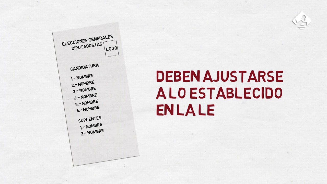como son las papeletas para votar el 26 de mayo