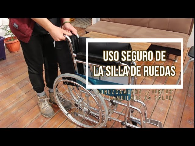 como usar la silla de ruedas