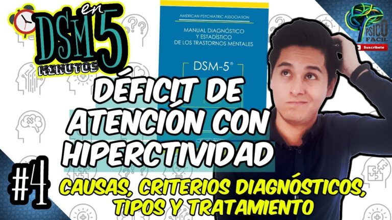 diagnostico del tdah segun el dsm v