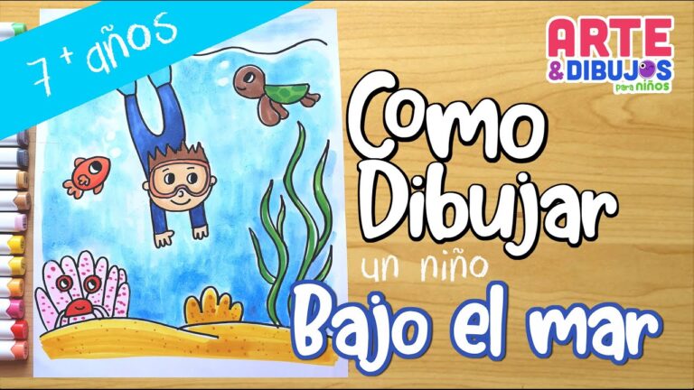 dibujos para colorear el niño y la mar