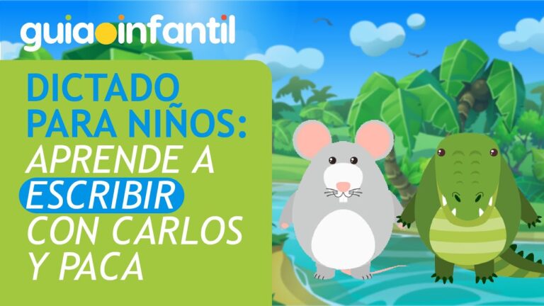 dictado para niño de 8 años