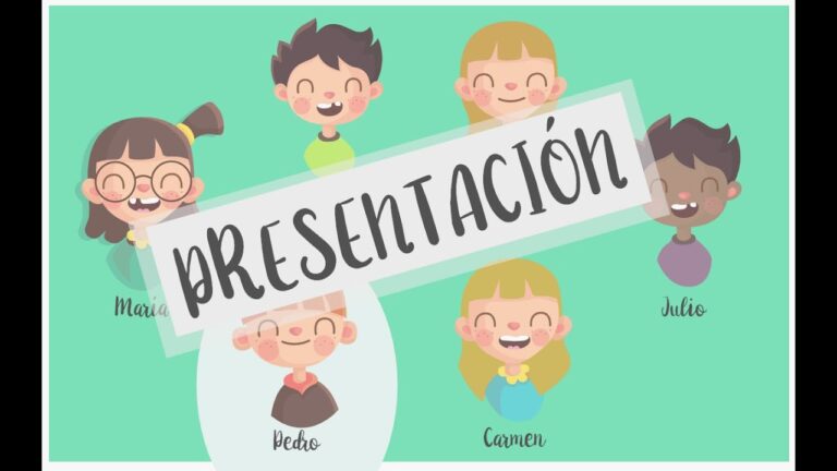 dinamicas de presentacion para niños de 2 a 3 años