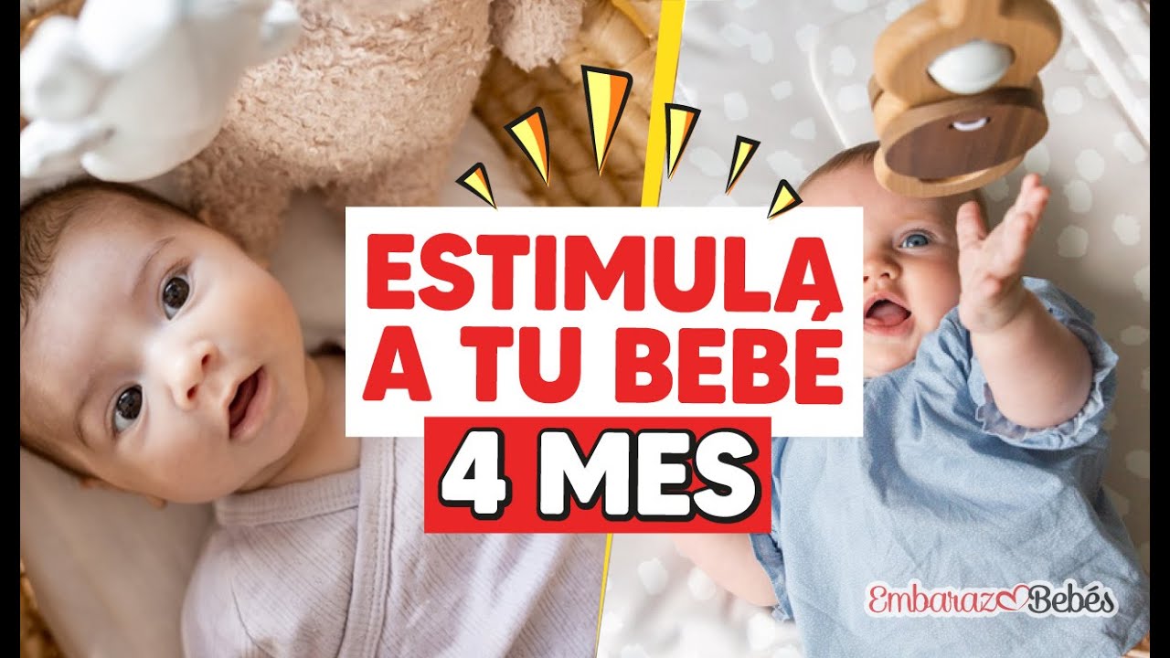 ejercicios de estimulacion para bebes de 4 meses