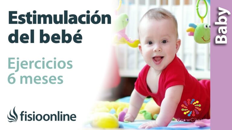 ejercicios de estimulacion temprana para bebes de 6 meses