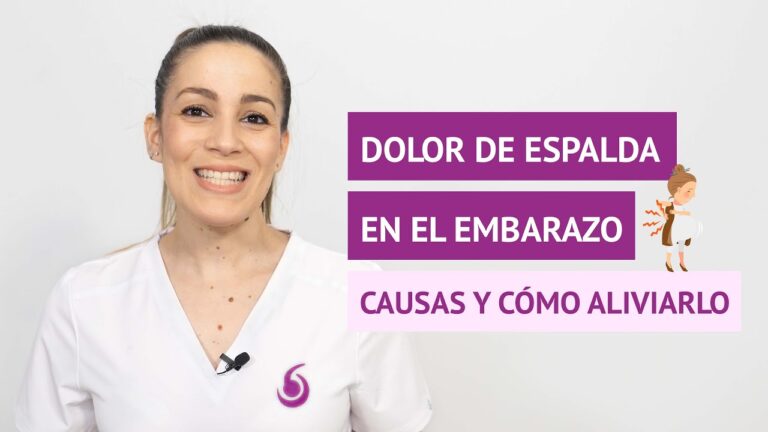 es normal que duela la espalda en el embarazo