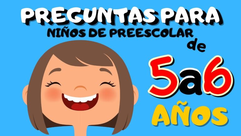 frases para niños de 5 a 6 años