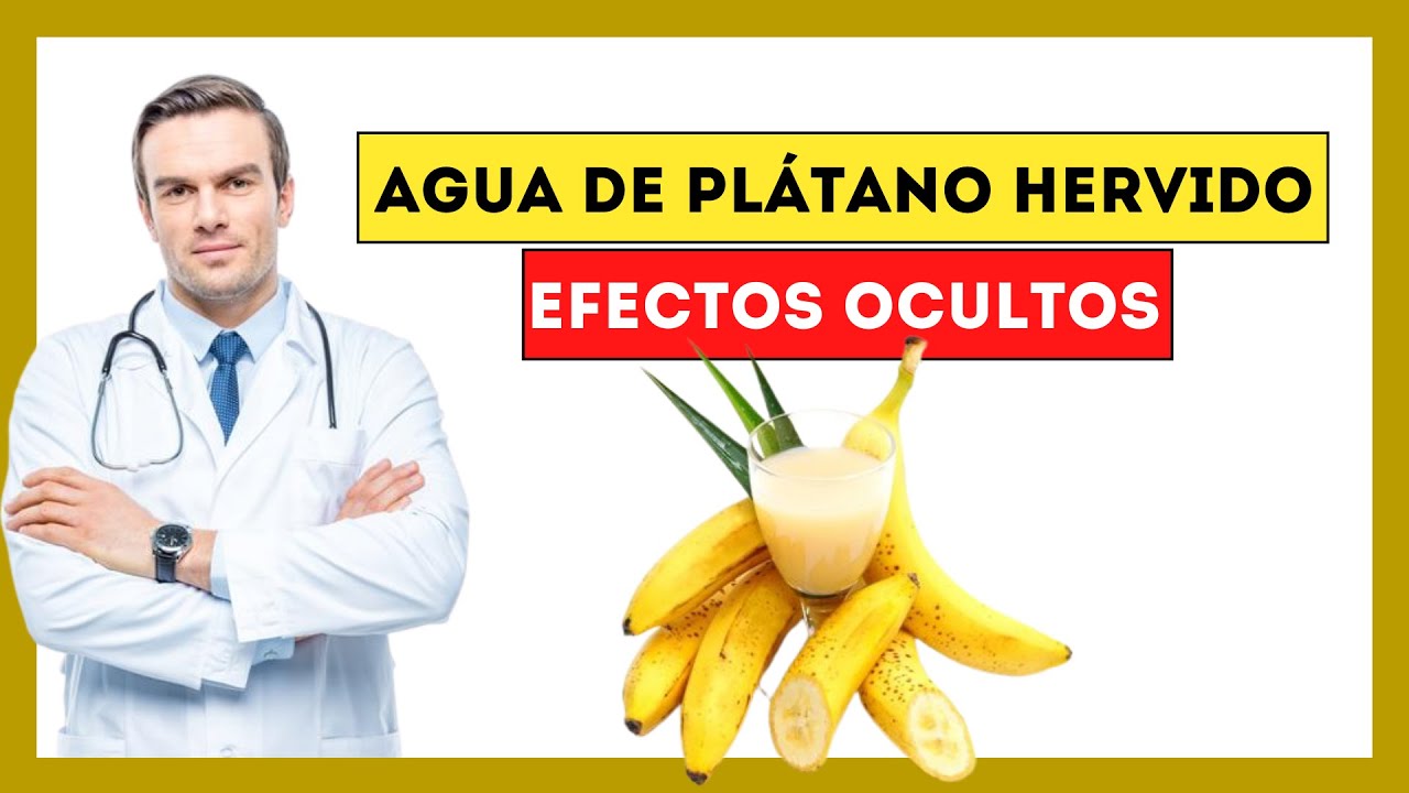 hervir un platano y beber el agua