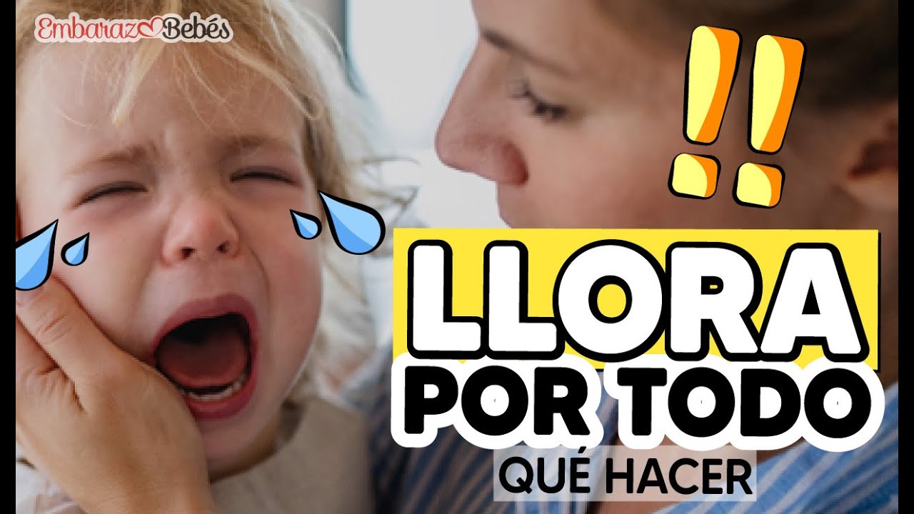 mi bebe de 15 meses llora por todo
