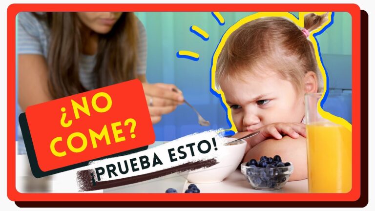 mi hijo de 18 meses no come
