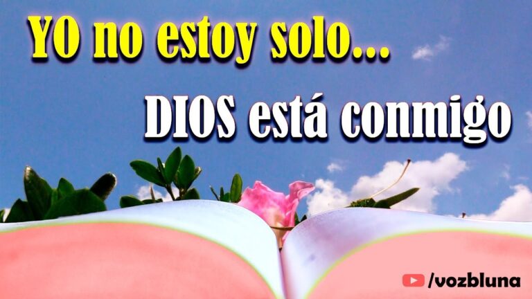 no estoy sola dios esta conmigo