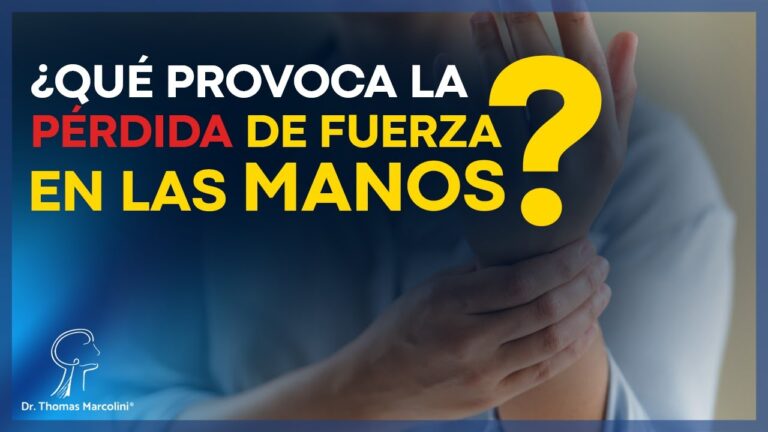 perdida de fuerza en los dedos de las manos