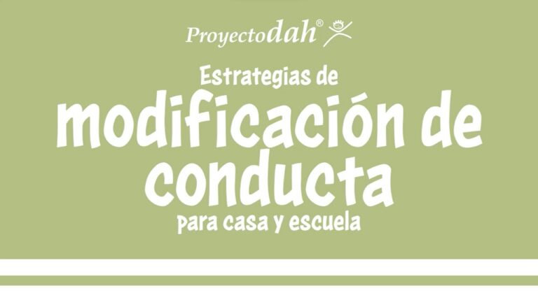plan de modificacion de conducta en niños