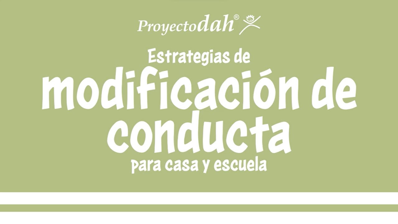 plan de modificacion de conducta en niños