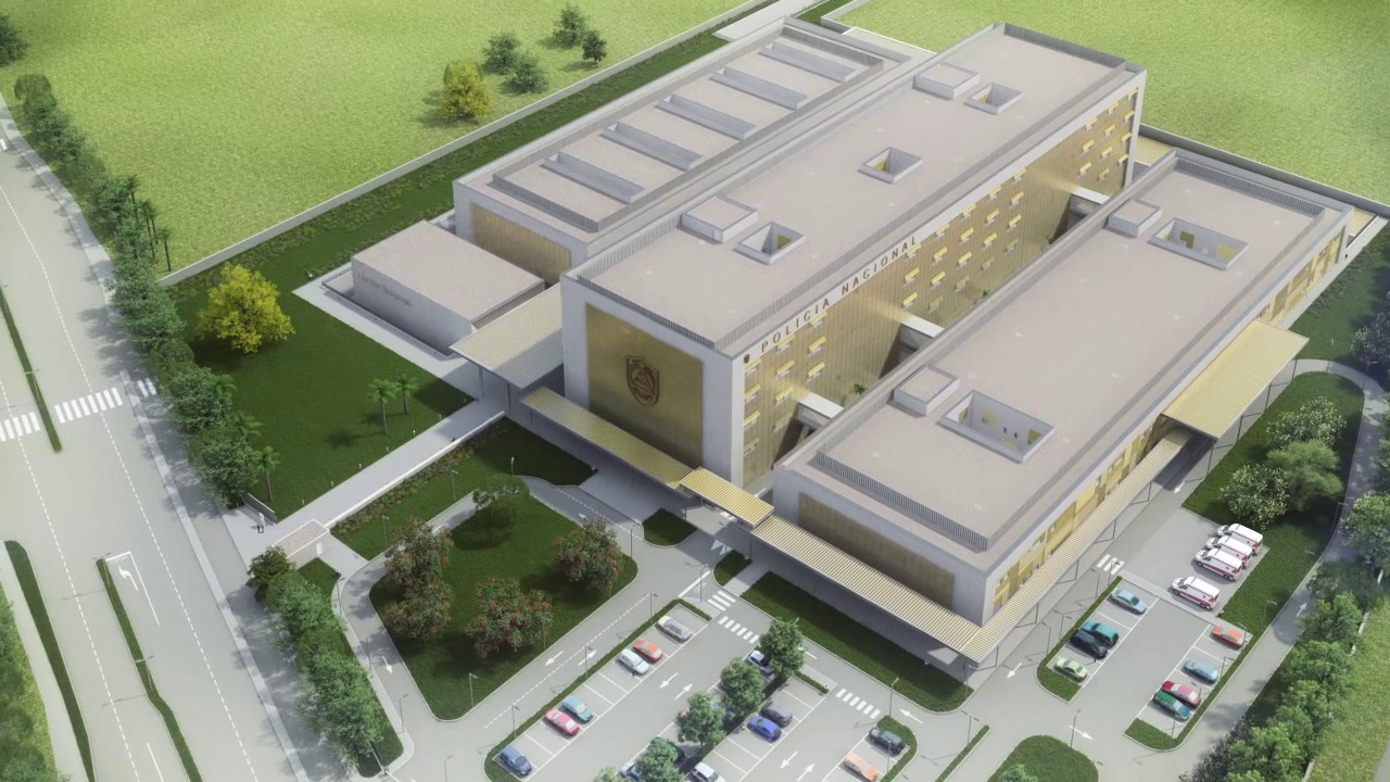 plano de un hospital con nombres