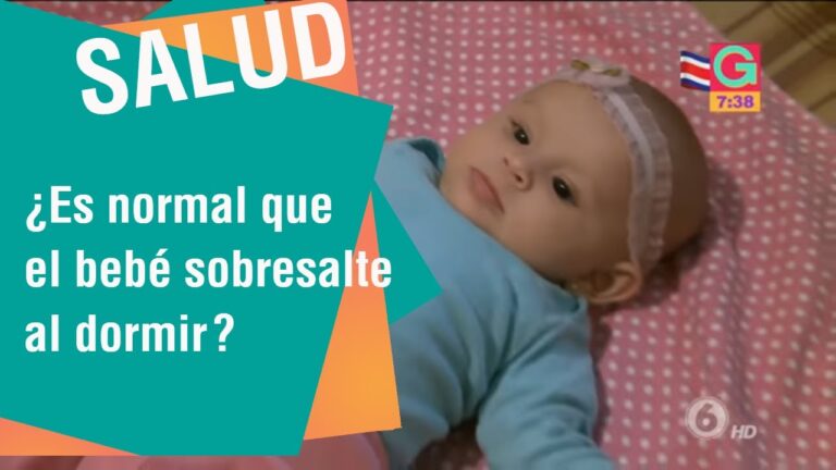 porque los bebes se asustan mientras duermen
