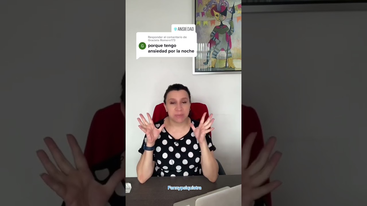 porque me da ansiedad cuando estoy tranquila