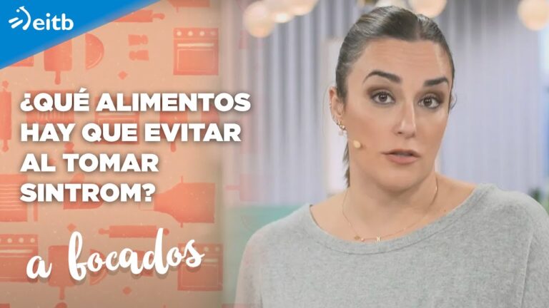 que no se puede comer con el sintrom