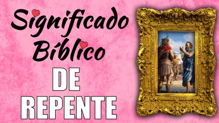 qué significa la palabra de repente