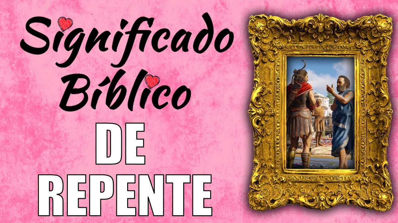 qué significa la palabra de repente