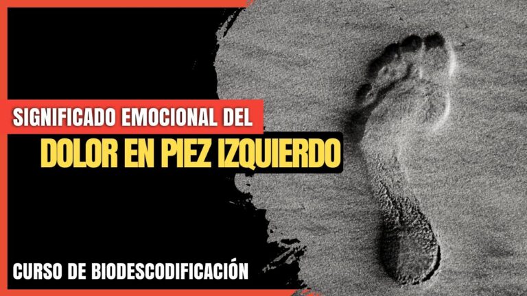 que significa lastimarse el pie izquierdo