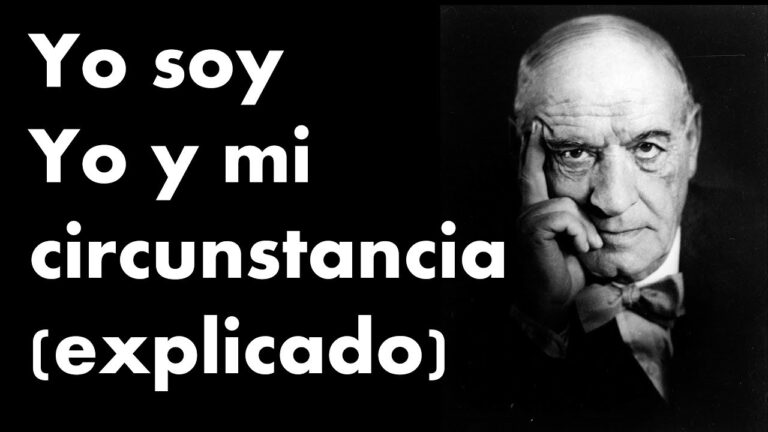 quien dijo yo soy yo y mis circunstancias