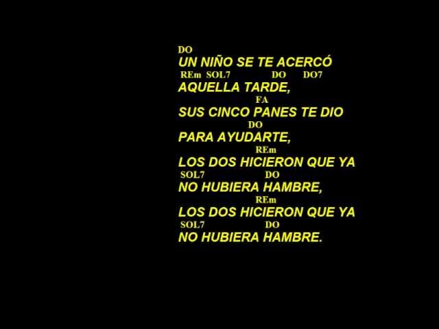 un niño se te acerco letra